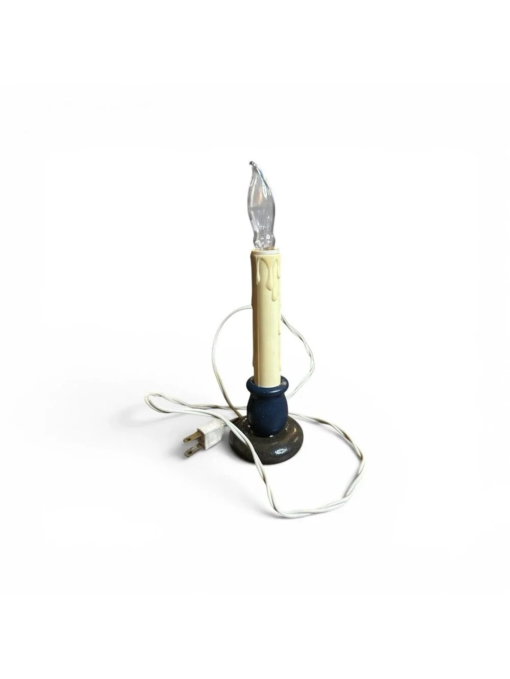 Vintage Electric Candle Lamp with Plug